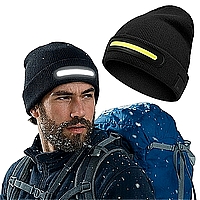 כובע צמר משולב פנס